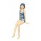 Figurine Bord de Mer : jolie baigneuse assise, Mod Candy Suit, H 18 cm