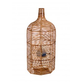 Déco Zen et Organique : Lanterne en Rotin, H 60 cm