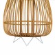 Grande Lampe Rouge, Socle design Couple argenté, H 69 cm