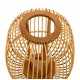Lanterne en Bois de Bambou sur Pieds, Collection Zen. H 42 cm