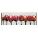 Tableau moderne : Coquelicots rouge & Co, L 150 cm