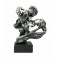 Sculpture Design Résine : Le Baiser III, Collection Passion, H 28 cm