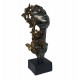 Sculpture Design : Femme, Fleurs et Papillons, Collection Passion, H 32 cm