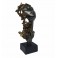 Sculpture Design : Femme Florale et Papillons, Collection Passion, H 32 cm