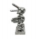 Sculpture Design Résine : Ascension, Mod Argent Miroir, H 52 cm