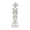 Statuette Totem 4 Singes Superposés : White Design, H 29 cm