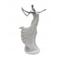 Statuette Design Couple Dansants, Collection White Love, H 45 cm