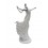 Statuette Design Couple Dansants, Collection White Love, H 45 cm