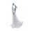 Statuette Design Couple Enlacé, Collection White Love, H 39 cm