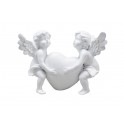 Déco en Résine : Anges & Cœur, L 20 cm