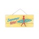 Déco murale bois Summer time: Combi Rouge, H 60 cm