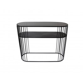 Meuble TV industriel 5 tiroirs, Modèle Home Loft, L 110 cm