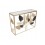 Meuble TV industriel 5 tiroirs, Modèle Home Loft, L 110 cm