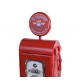 Meuble Vintage style Station Essence, Rouge. H 133 cm