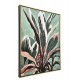 Tableau Floral Design et Cadre : Calathea Tropicale,H 80 cm