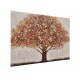 Tableau Arbre de vie, Modèle Rouge et Or, L 100 cm