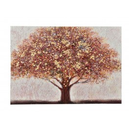 Tableau Arbre de vie, Modèle Rouge et Or, L 100 cm