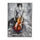 Tableau Musique Design : Contrebasse au féminin, H 100 cm