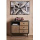 Chiffonnier industriel en bois et métal, Collection KEPLER. L 90 cm