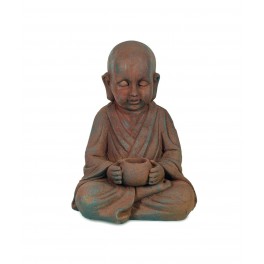 Sculpture Résine : Le Bouddha en méditation, H 68 cm