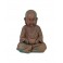 Sculpture Résine : Le Bouddha en méditation, H 68 cm