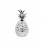 Fruit déco : Pomme en métal, Fintion Aluminium, H 18 cm