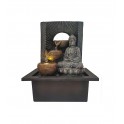 Fontaine intérieure : Bouddha 3 Vasques, Zentrends, H 26 cm