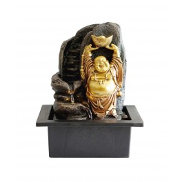 Fontaine intérieure : Bouddha 4 Vasques, Coll. Zentrends, 40 H cm