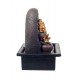 Fontaine intérieure : Bouddha 4 Vasques, Coll. Zentrends, 40 H cm