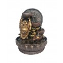 Fontaine intérieure : Bouddha 4 Vasques, Coll. Zentrends, 40 H cm