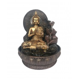 Fontaine intérieure : Bouddha 4 Vasques, Coll. Zentrends, 40 H cm