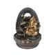 Fontaine intérieure : Bouddha 4 Vasques, Coll. Zentrends, 40 H cm