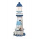 Thème Bord de mer : Phare décoratif en Bois, H 50 cm