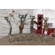 Statuette fer Musique : Le chat Trompettiste, H 31 cm