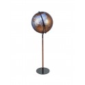 Globe terrestre déco, Petit Modèle La Pérouse, Version Noire, H 39 cm