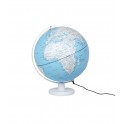 Globe terrestre Lumineux sur pied. Modèle Bleu, H 33 cm