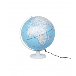 Globe terrestre déco, Petit Modèle La Pérouse, Version Noire, H 39 cm