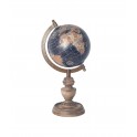 Globe terrestre déco, Petit Modèle La Pérouse, Version Noire, H 39 cm