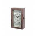 Boite à clés et Horloge : Modèle Brown Kitchen. H 26 cm