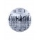 Horloge murale Surf : Noir et Blanc, Mod 2. D 34 cm