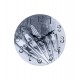 Horloge murale Surf : Noir et Blanc, Mod 3. D 34 cm