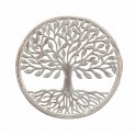 Déco murale en Bois : Arbre de Vie Marron Clair. D 90 cm