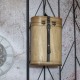 Porte-bouteilles en bambou vintage, 2 Bouteilles, H 36 cm