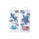 Set 2 Panneaux Bois Suspension : Tortue & Lézard, H 34 cm