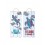 Set 2 Panneaux Bois Suspension : Tortue & Lézard, H 34 cm