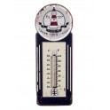 Thermomètre Intérieur/Extérieur : Modèle vintage OCEAN 2, H 29 cm
