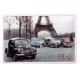 Plaque Métal 3D : La 4 CV 4 Couleurs, Tour Eiffel & Paris, 20 x 30 cm