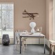 Déco Murale métal : Avion Bi-plan industriel, L 75 cm