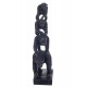 Statuette Gorille Aviateur, Finition Antic Line, H 34 cm