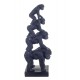 Statuette Gorille XL : Finition Antic Line, Mod 2, H 40 cm